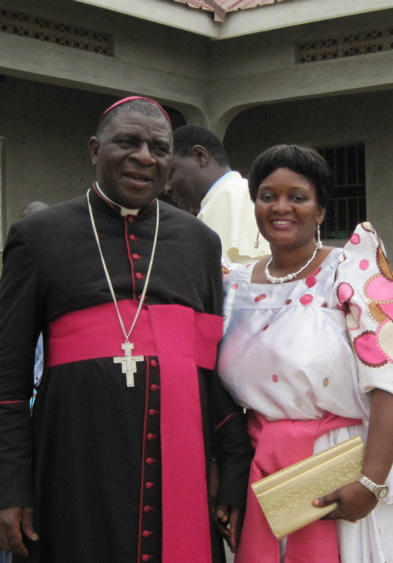 Ndere Seminary - Bishop and Maria