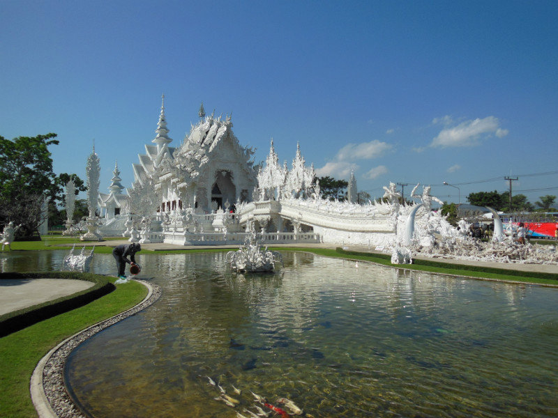 The big white temple, Wat Rong Koom