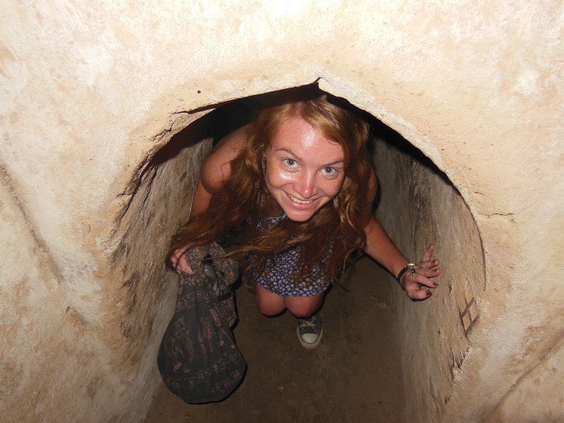 Inside the Cu Chi tunnels