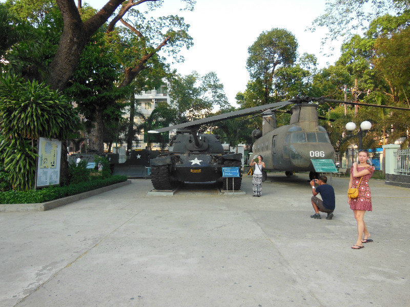 Tanks outside the War Remnants Museum, Ho Chi Minh