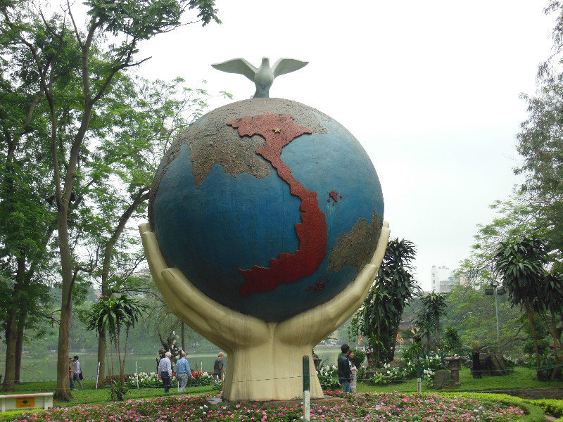 Vietnam's interpretation of the globe! Hanoi