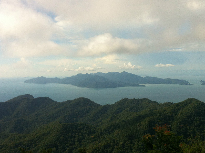 View from the top of the cable car! Langkawi