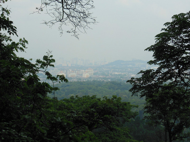 View of KL from the canopy walkway in FRIM