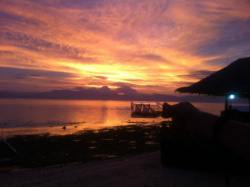 Sunset in Moalboal, Cebu, the Philippines