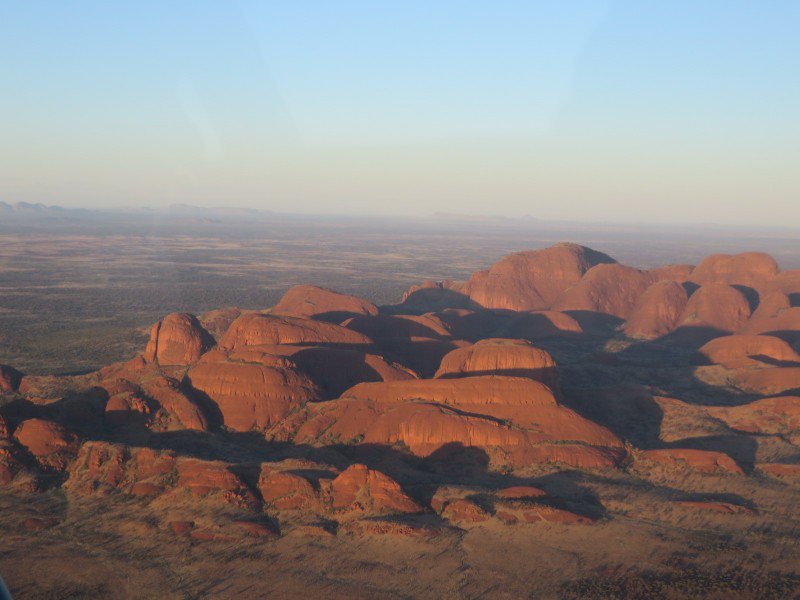 Flight above Red Centre -The Olgas