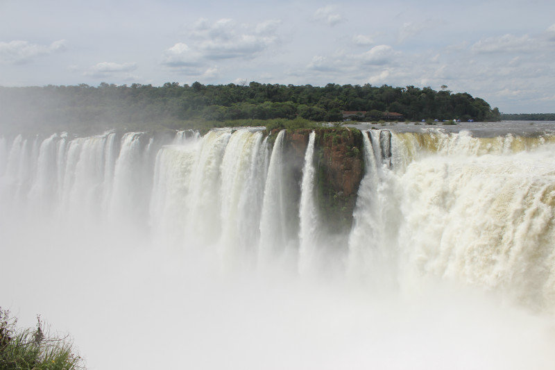 The Brazilian side of the falls