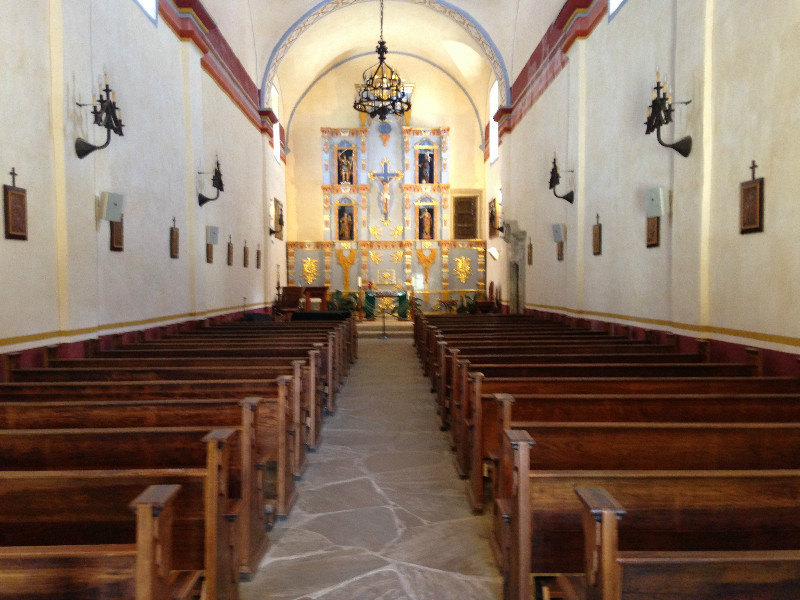 The chapel at the San Jose mission
