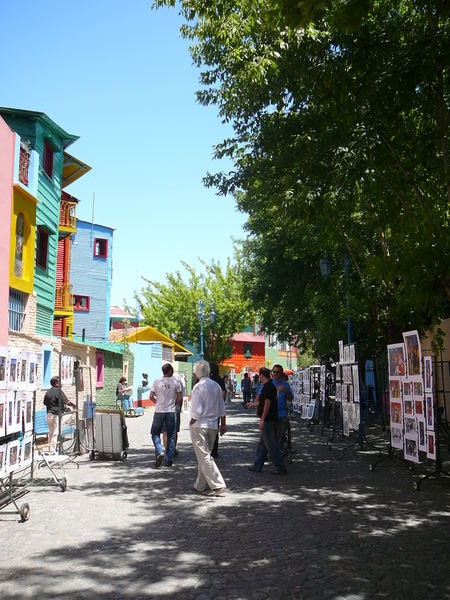 Colourful streets of La Boca