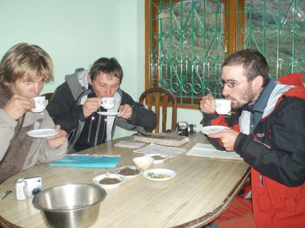 kotování čajíčku v Darjeelingu