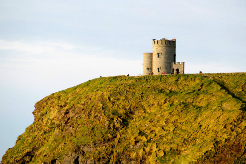 Castle at Cliffs of Moher