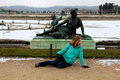 Statue behind Versailles