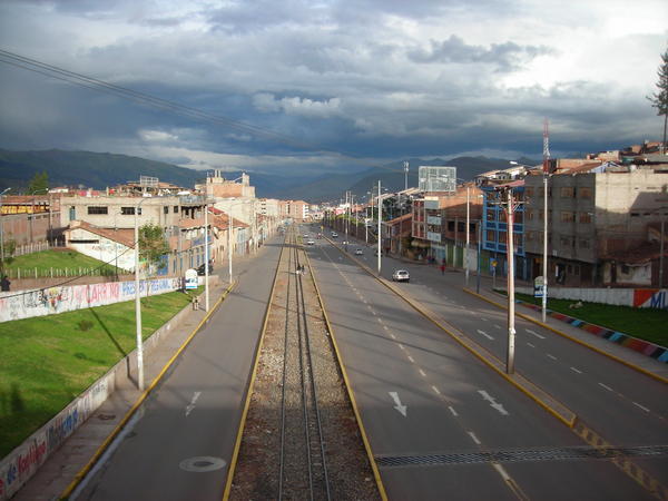 The Main Highway in Cusco.