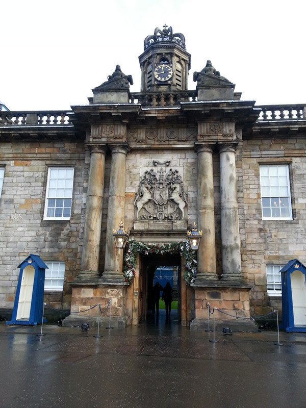 Entrance to Holyrood Palace