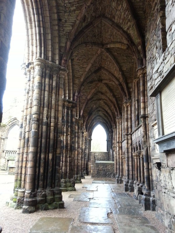 The only remaining part of the Abbey roof