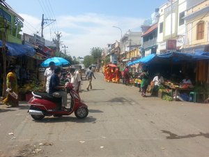 The streets of Trichy
