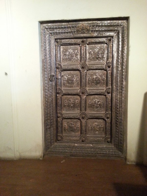 Silver door