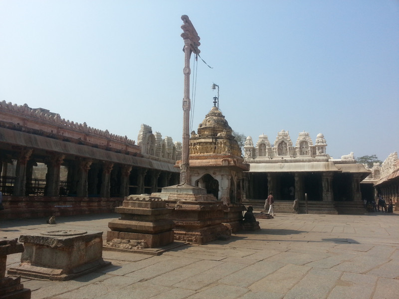 Inside Virupaksha Temple