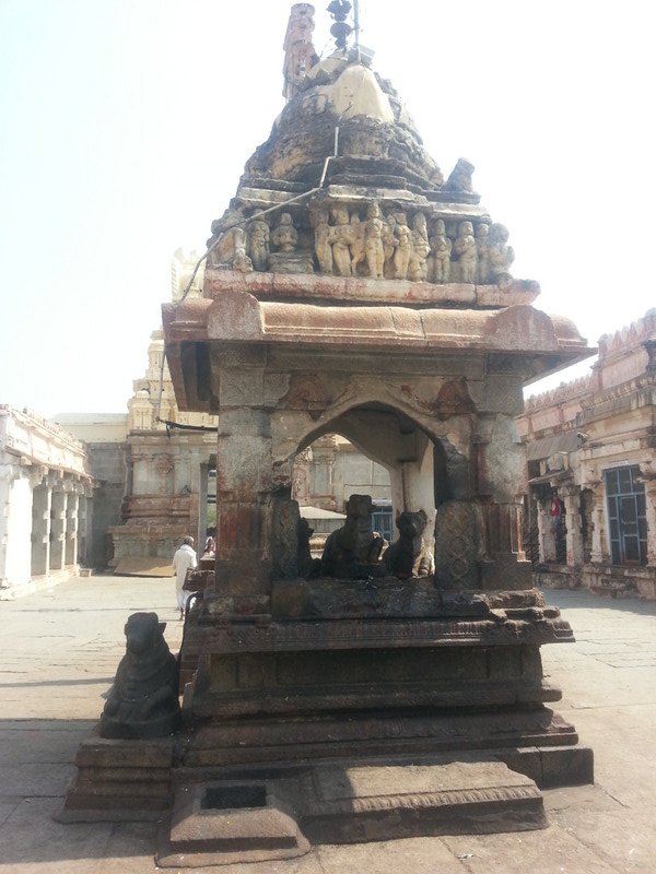 Inside Virupaksha Temple