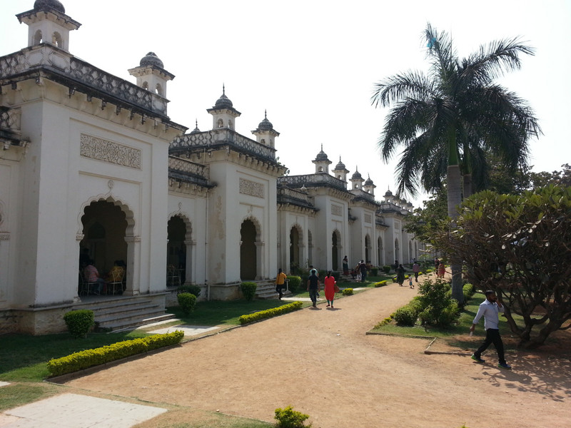 Outer walkways of the palace