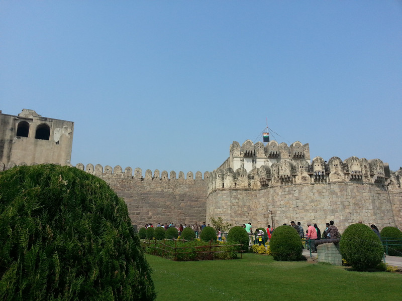 First view of Golconda Fort