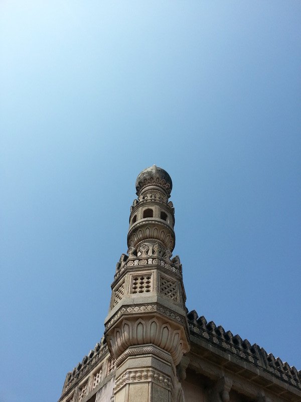 Up close to the first Mosque