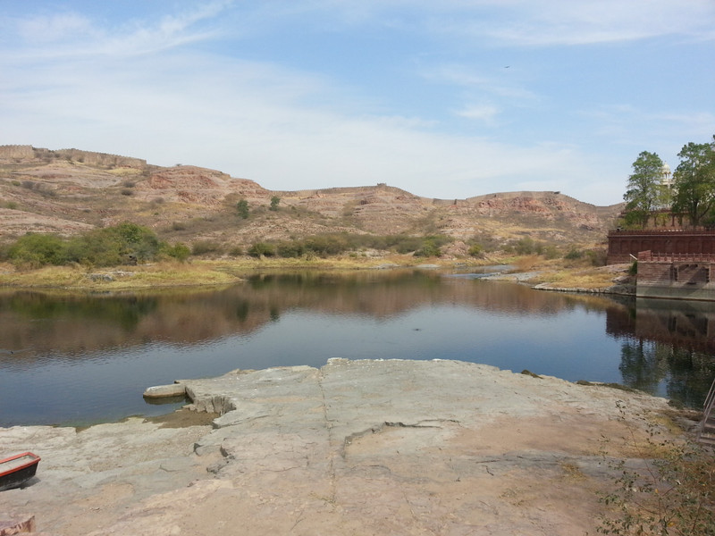 View of the lake