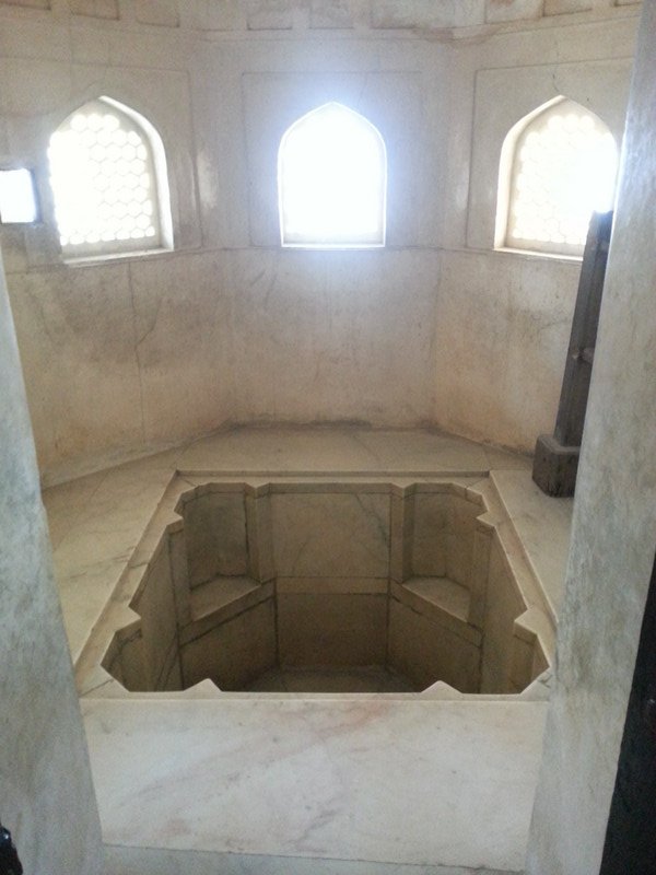 One of the baths