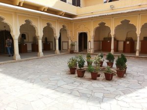 One of the courtyards