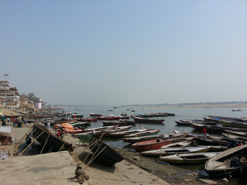 looking along the Ganges 