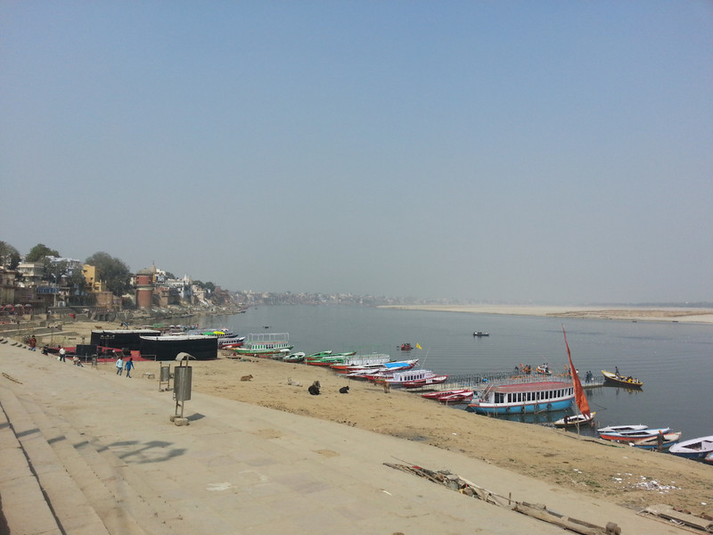 View towards Varanasi