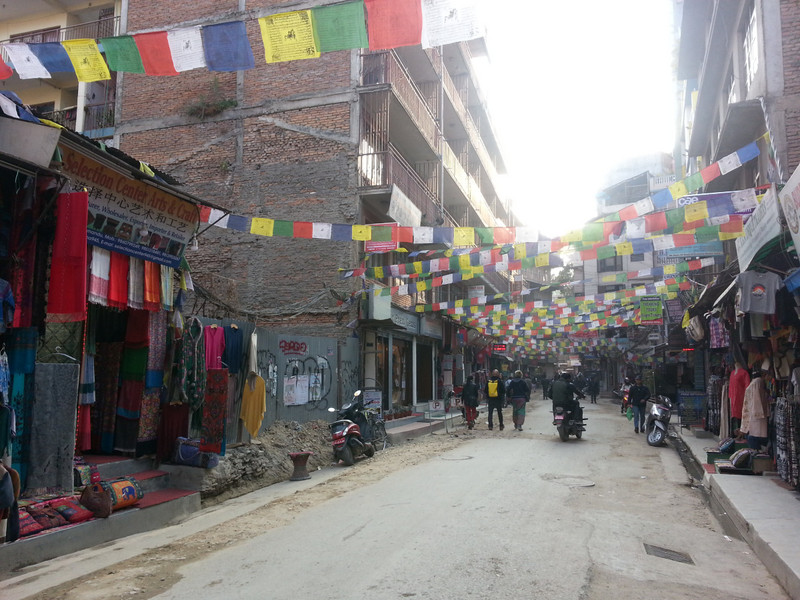 First street of Kathmandu