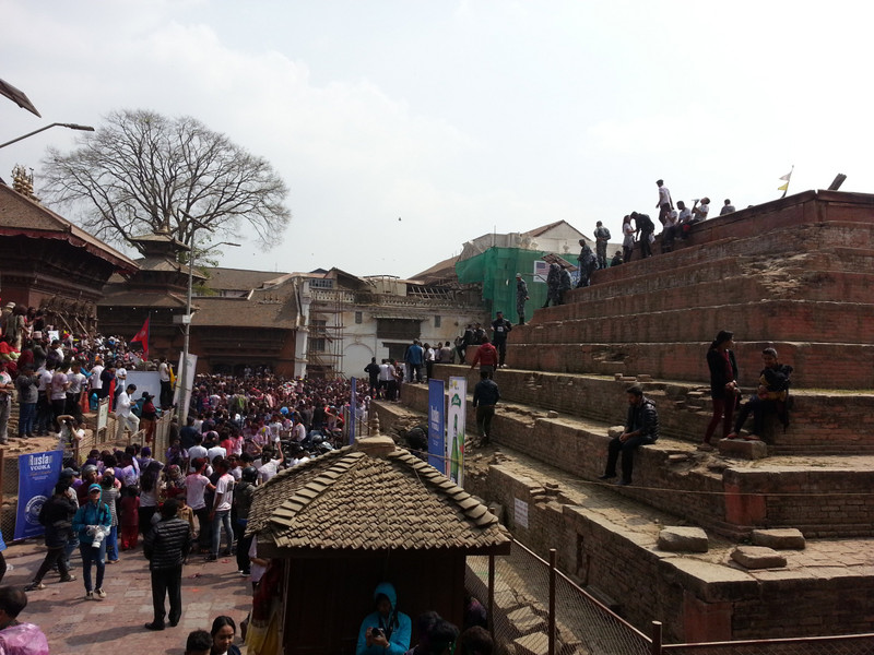 View into Kathmandu Durbar Square