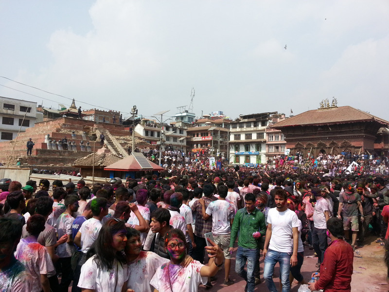 Holi in the square