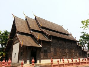 Classic wooden temple
