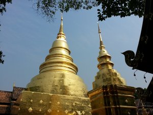 Stupa at Wat Chediluang Worawihan
