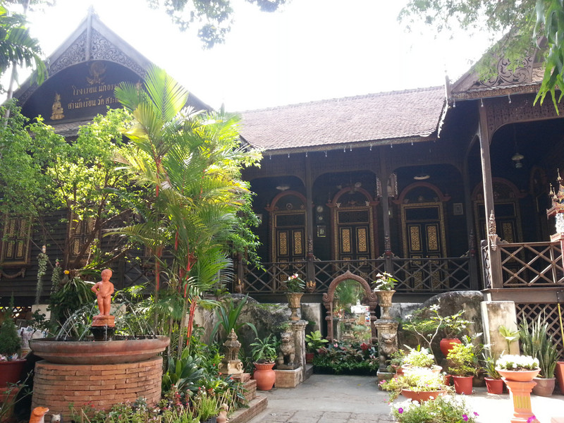 Inside the Wat Ket Karam Complex