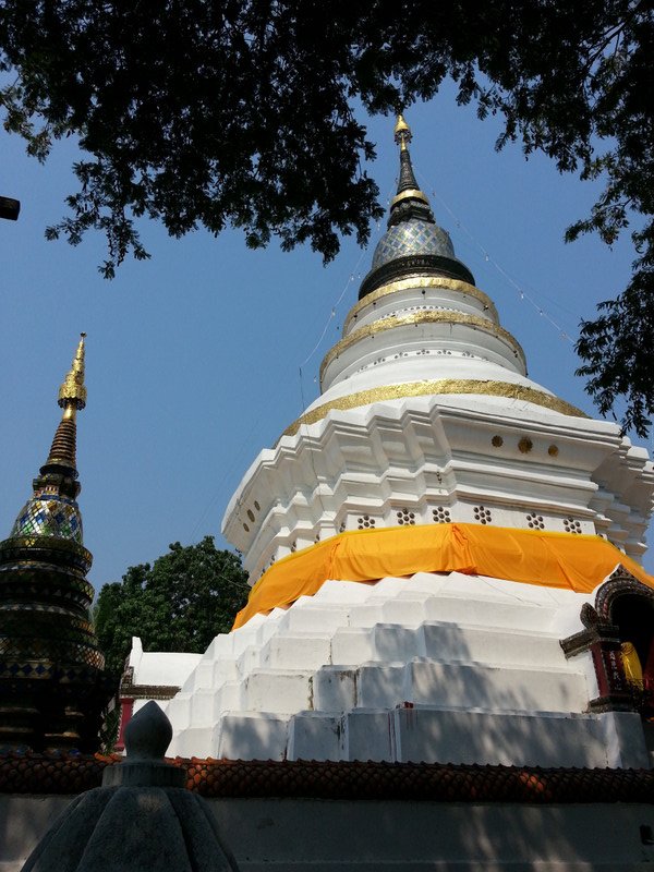 The stupa at Wat Ket Karam 