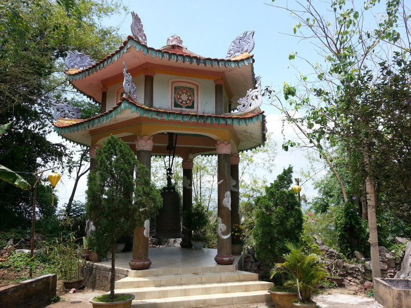 Bell tower at Tam Thai pagoda 