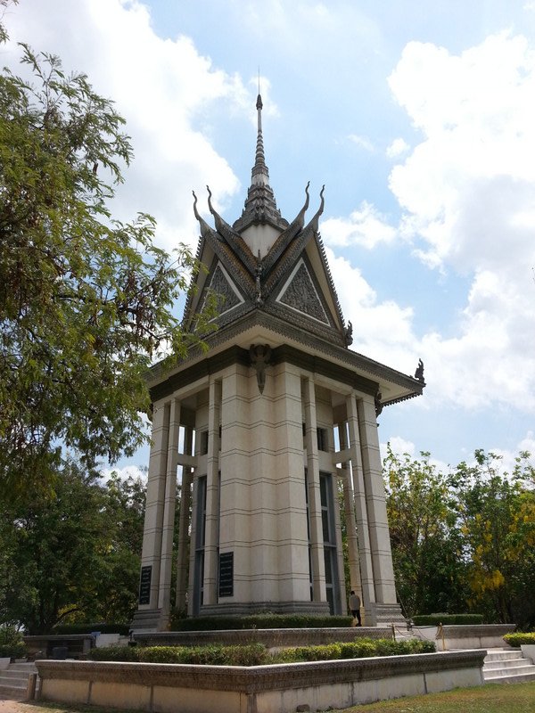 Memorial stupa of the Killing Fields