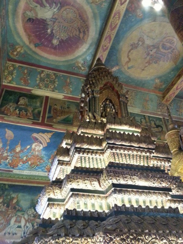 Inside the temple
