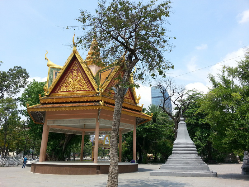 In the grounds of Wat Phnom
