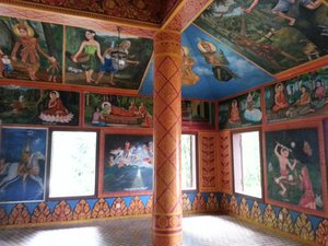 Paintings in the temple