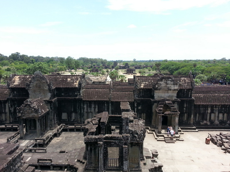 Views from the top of the temple