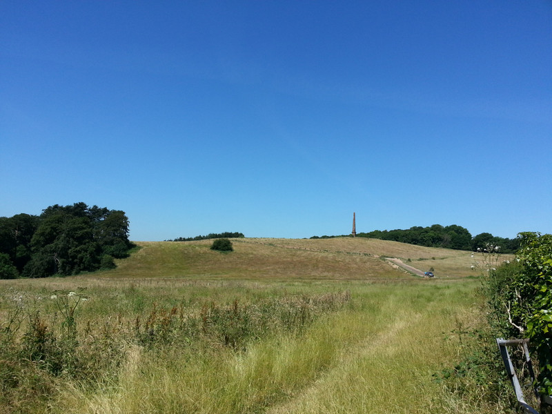 The monument at Wychbury Hill
