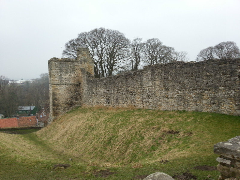 Pickering Castle side wall