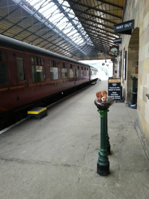 Pickering Station and not a Steam Train to be seen!