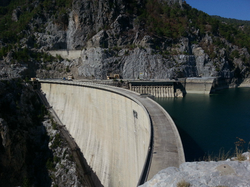 Dam from above