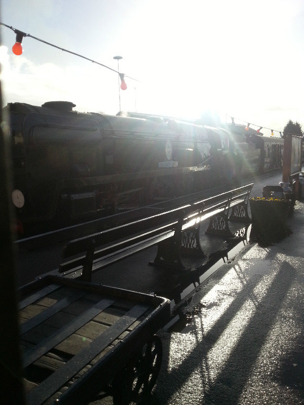 Best Shot we could get of a Steam Train