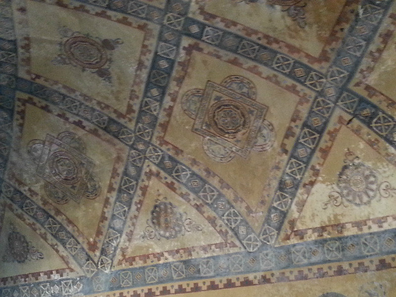 Ceiling patterns in Hagia Sophia