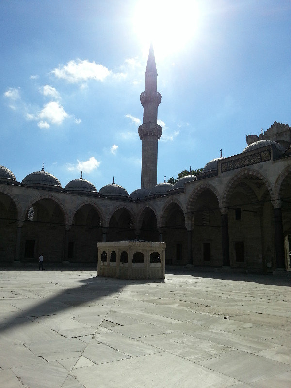 Courtyard of Suleymaniye Mosque